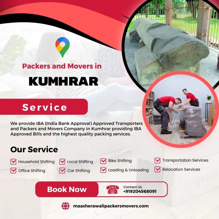 Packers and Movers in Kumhrar Patna